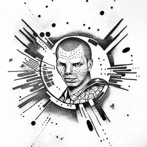 Gagarin  tattoo design idea