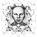 Gagarin  tattoo design idea