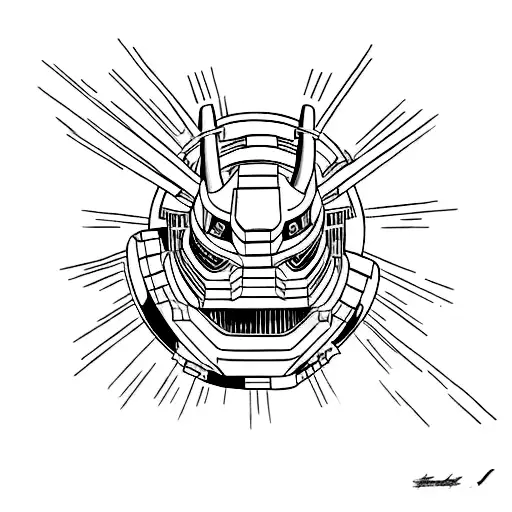 mechagodzilla  tattoo design idea