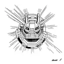 mechagodzilla  tattoo design idea