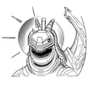 mechagodzilla  tattoo design idea