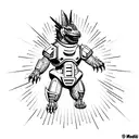 mechagodzilla  tattoo design idea