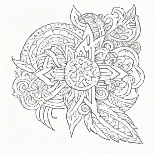 filipino tribal tattoo design idea