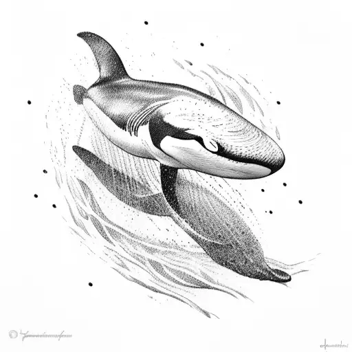 orca tattoo design idea