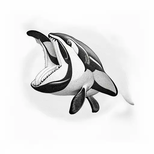 orca tattoo design idea