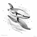 orca tattoo design idea