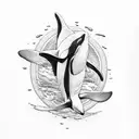 orca tattoo design idea
