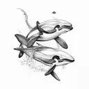 orca tattoo design idea