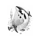 orca tattoo design idea