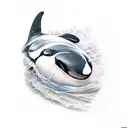 orca tattoo design idea