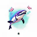 orca tattoo design idea