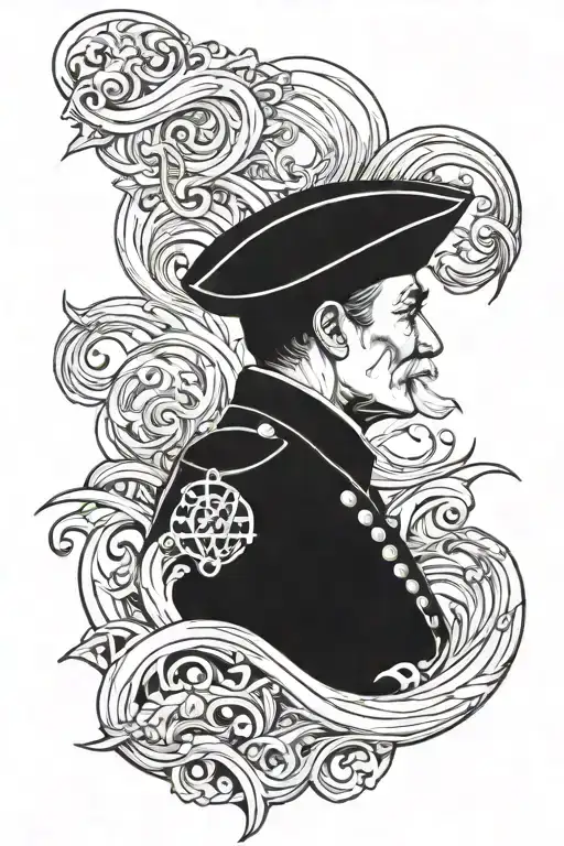 seafarer tattoo design idea
