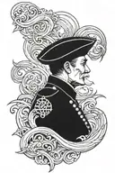 seafarer tattoo design idea
