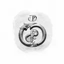 initials P J E simple tattoo design idea