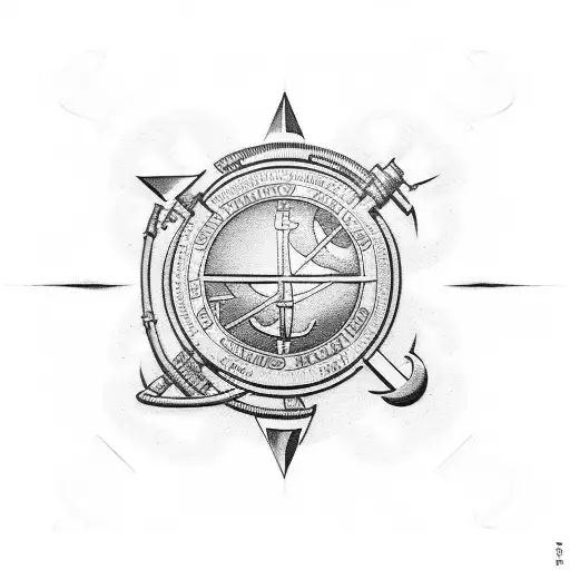 navy electrician's mate globe emblem tattoo design idea