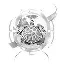 turtle with Navy Electrician vector  globe logo as shell pattern tattoo design idea