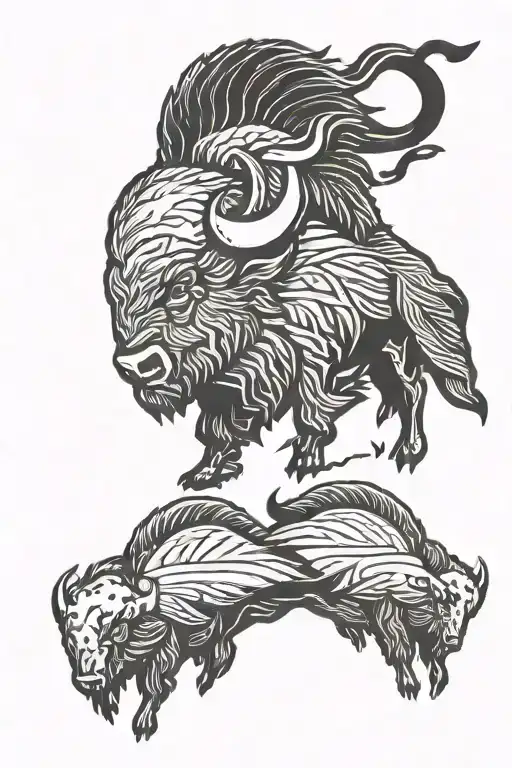 buffalo bills  tattoo design idea