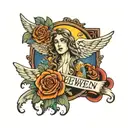 stairway to heaven led Zeppelin tattoo design idea