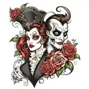 Phantom of the opera  tattoo design idea