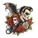 Phantom of the opera  tattoo design idea
