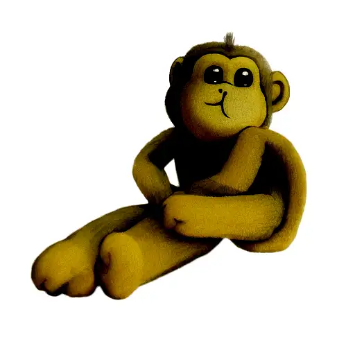 a stuffed monkey tattoo design idea
