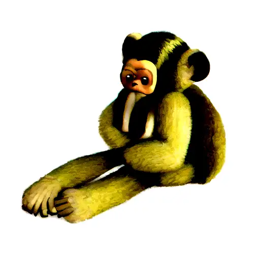 a stuffed monkey tattoo design idea