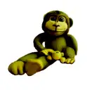 a stuffed monkey tattoo design idea