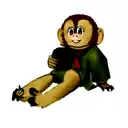 a stuffed monkey tattoo design idea