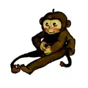 a stuffed monkey tattoo design idea