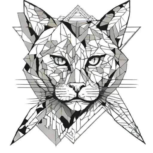 bake neko tattoo design idea