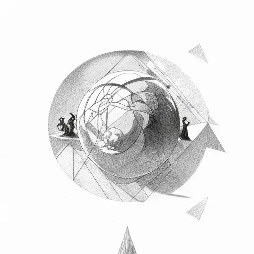 sisyphus tattoo design idea