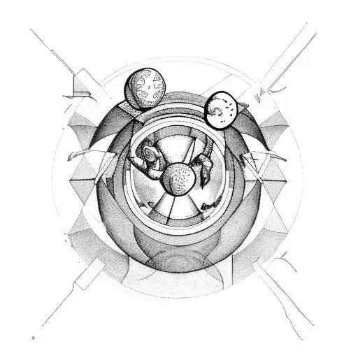 the myth of sisyphus tattoo design idea