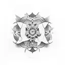 Mother memorial tattoo design idea