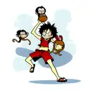 monkey d. luffy tattoo design idea