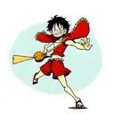 monkey d. luffy tattoo design idea