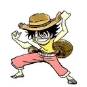 monkey d. luffy tattoo design idea