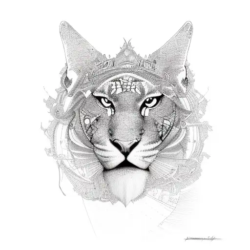 Depiction of resilience and purpose intertwining tattoo design idea