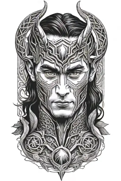Loki tattoo design idea