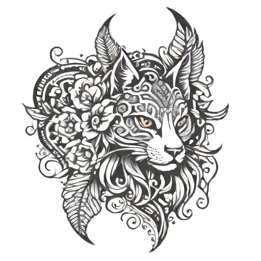 boho, hippie, punk rock inspired tattoo idea tattoo design idea