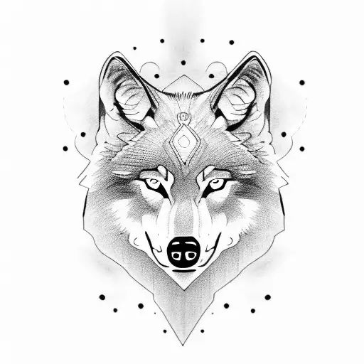 wolf and bears tattoo design idea