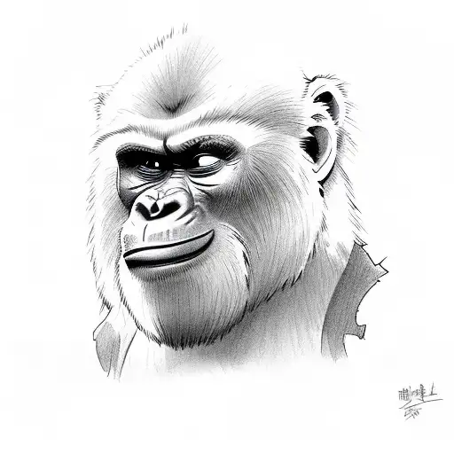 gorillaz art tattoo design idea