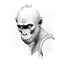 gorillaz art tattoo design idea