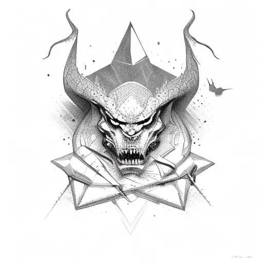 danger tattoo design idea