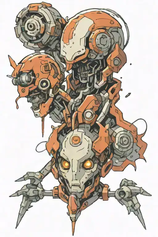 Something that says the viltrumite omni man but with a tribute like appearance towards how they see humans tattoo design idea