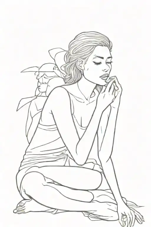 Try to create the most attractive tattoo a man can have for the highest amount of women. It should be a minimalist forea tattoo design idea