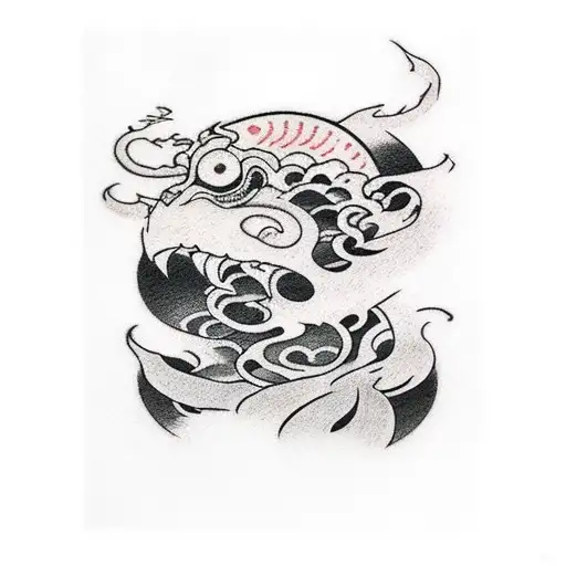 battle over depression tattoo design idea