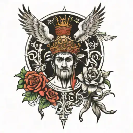 4 cardinal virtues of stoicism tattoo tattoo design idea