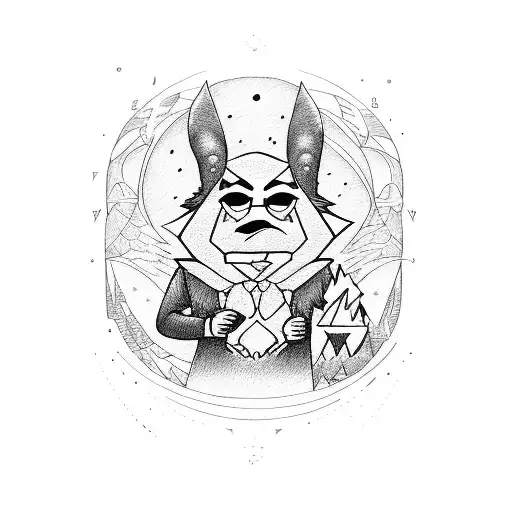 gravity falls tattoo design idea