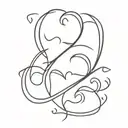 forever together tattoo design idea