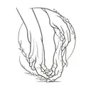 forever together tattoo design idea